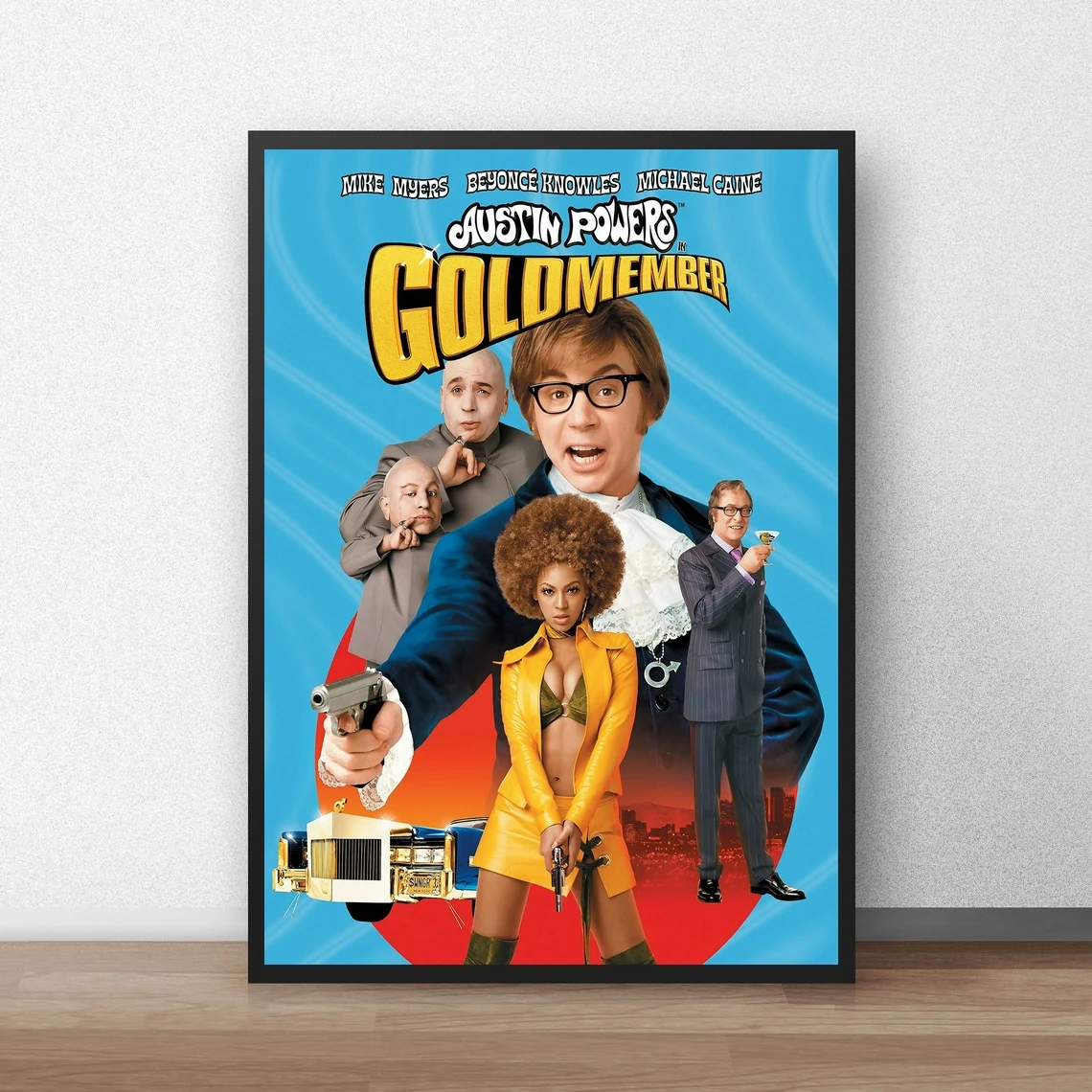 Austin Powers - Goldmember Classic Movie Poster Canvas Print Home Decoration Wall Painting ( No Frame )