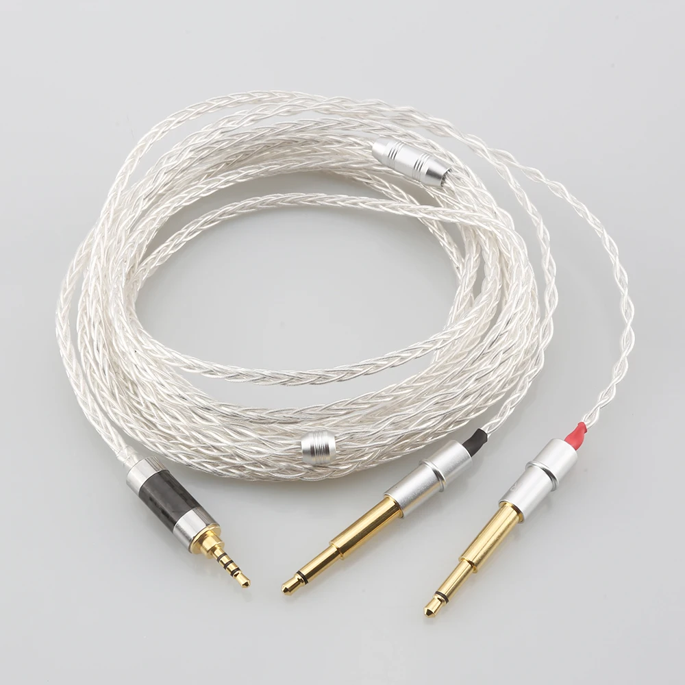 

3.5mm 2.5mm 4.4mm XLR Balanced OCC Silver Plated HiFi Headphone Upgrade Cable for MEZE99 Classics 99neo NEO NOIR