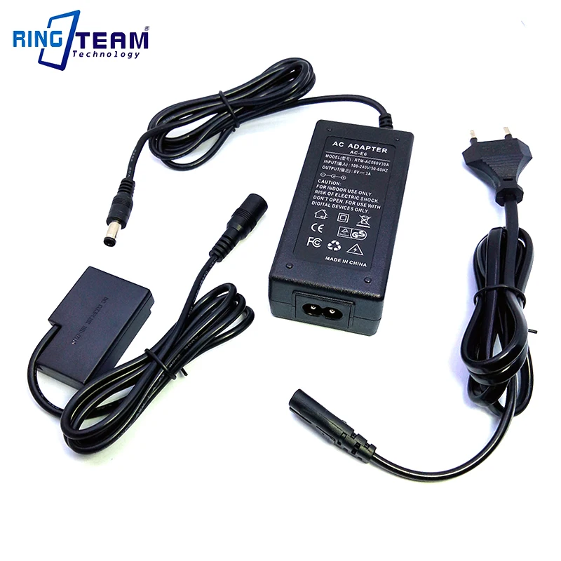 

ACK-E18 ACKE18 LP-E17 DR-E18 Power AC Adapter for Canon R10 RP 77D 200D 750D T6i T7i 760D T6s Kiss X8i 800D 8000D DSLR Camera