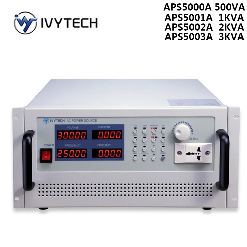 Ivytech-fonte de Alimentação Variável ca Programável Laboratório Aps5000a Aps5001 5002a 5003a 5005a 500va 1kva 10kva 5kva 3kva