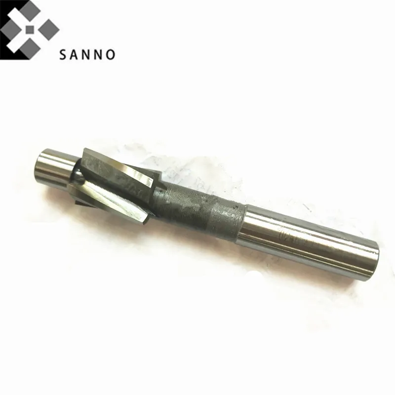 HSS Straight Shank Counterbore Or Countersink Drill Bits With Solid Pilot 6x3.4 7x3.9 8x4.5 18x11 20x14 Countersink Milling Tool