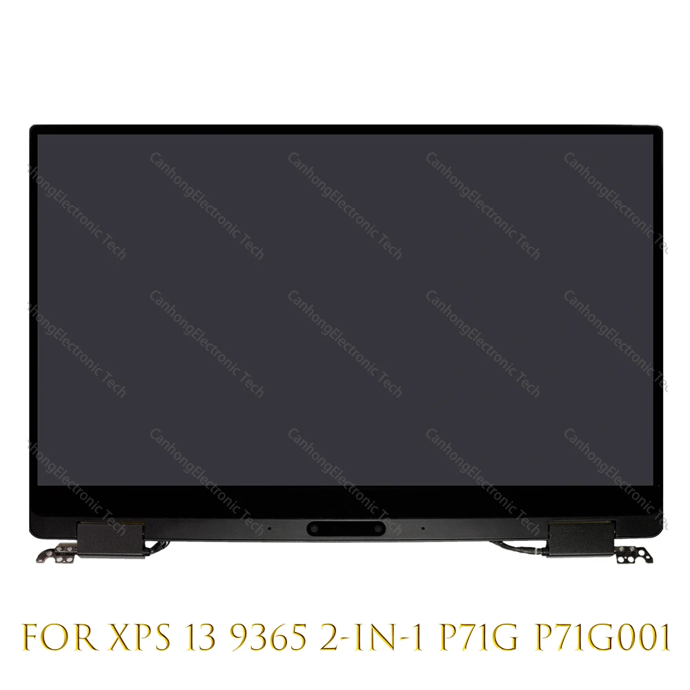 Imagem -03 - para Dell Xps 13 9365 P71g P71g001 13.3 Display Lcd de Tela Toque Fhd Qhd Mais Toque Digitador Assembléia Completa Preto Npf60 7w2x9