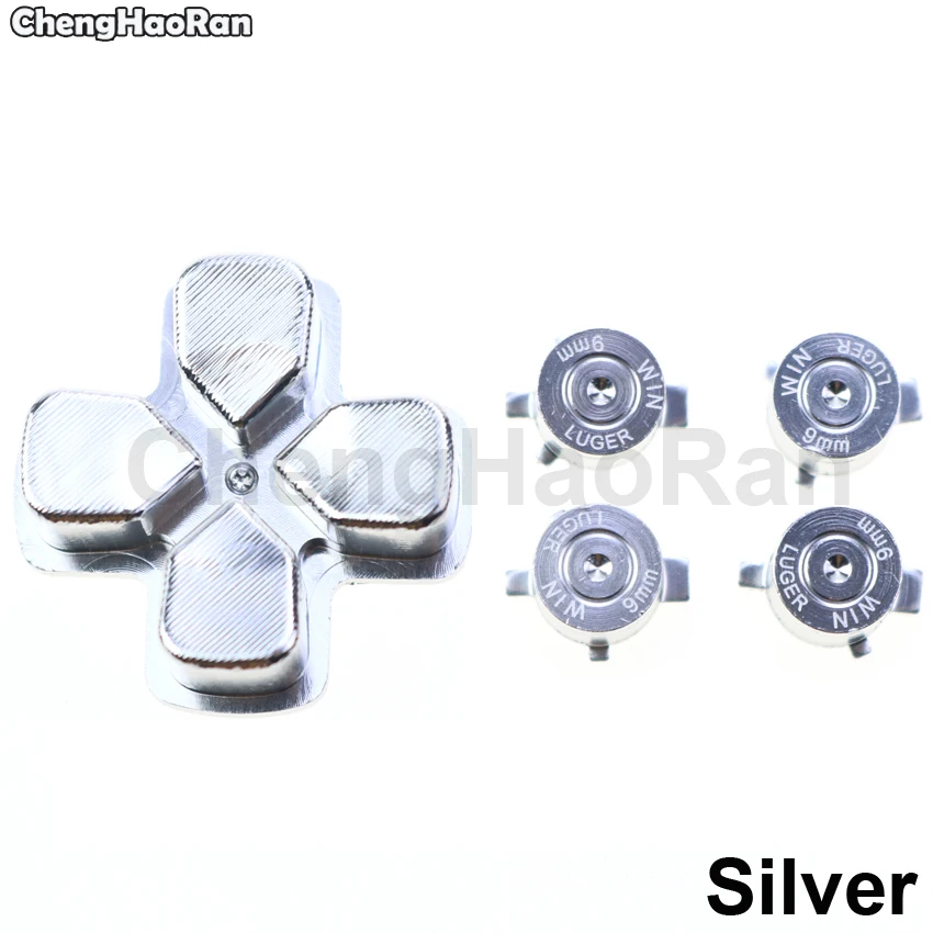 Chenghaoran 1 conjunto para ps4/ps5 teclas de função botão direção para ps4/ps 5 controlador botão gatilho cruz substituição