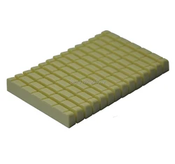 50pcs Classical Guitar Bridge Upper Nut Saddles Plastic Ivory White