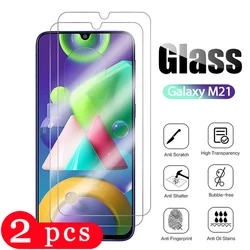 2Pcs tempered glass for Samsung Galaxy M10 M10S M20 M30 M30S M40 M11 M21 M31 M51 protective film phone screen protector glass