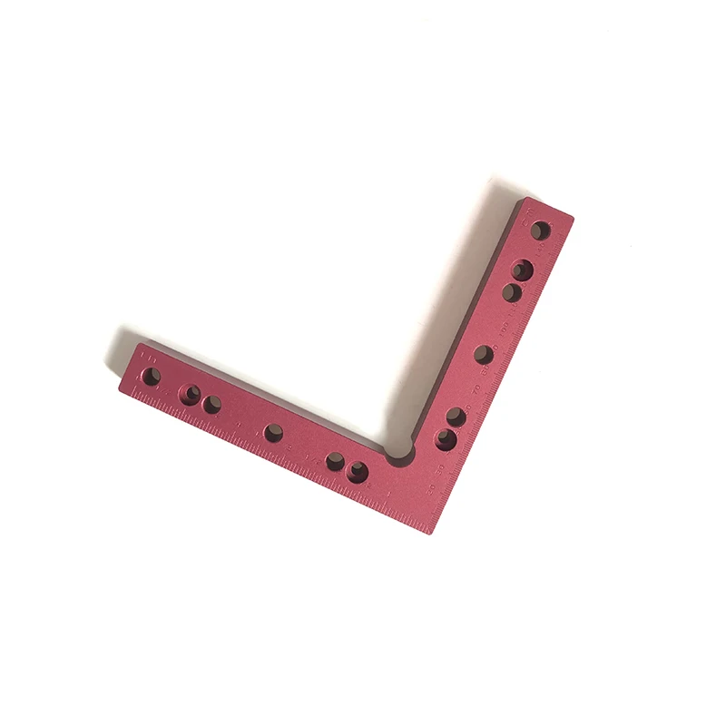 Aluminum Square Right Angle 90 Degree L-shaped Auxiliary Fixture Positioning Panel Fixing Clip Woodworking Carpenter Tools