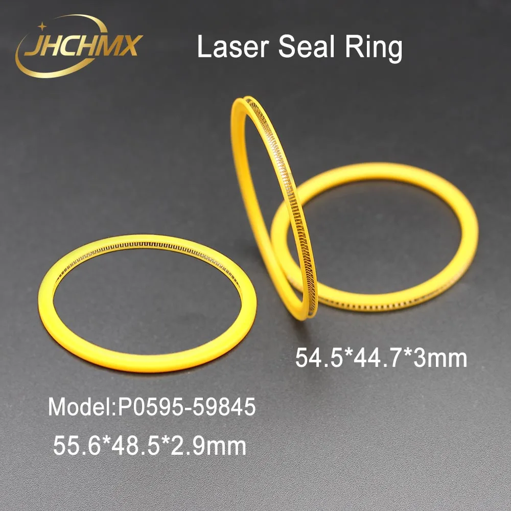 

JHCHMX Laser Seal Ring 55.6*48.5*2.9mm P0595-59845 External 54.5*44.7*3mm for Precitec Procutter Laser Head Parts