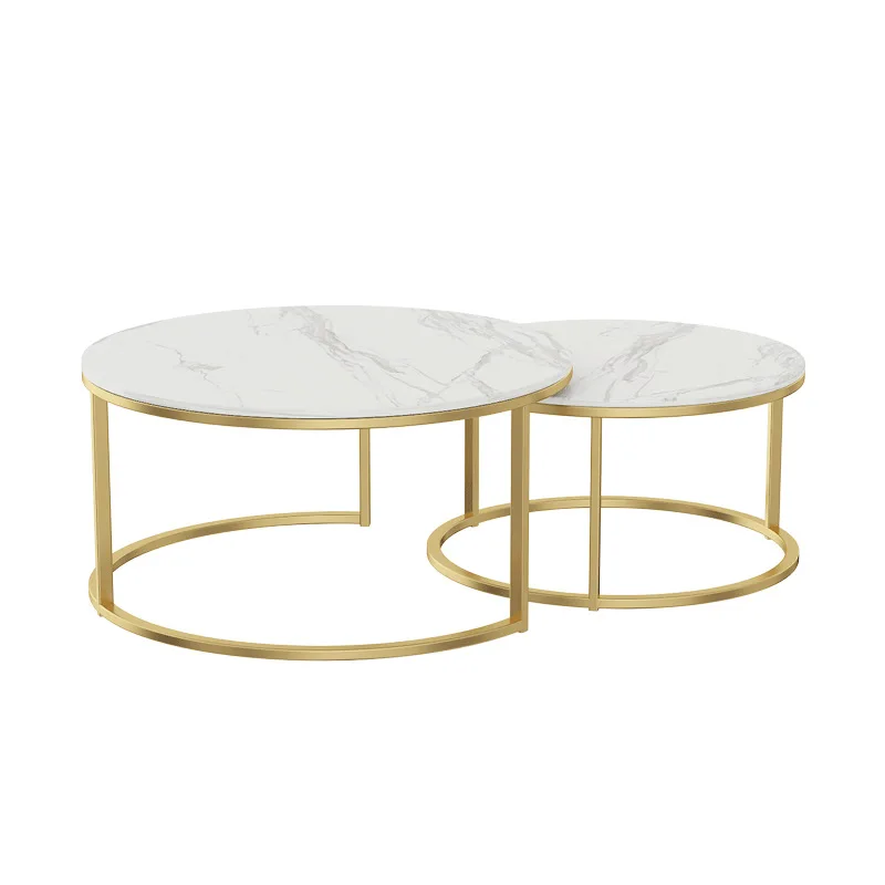 Light Luxury Nordic Contracted and Contemporary Tea Table Lash Combination Sitting Room Tea Table Home Round The Tea-table