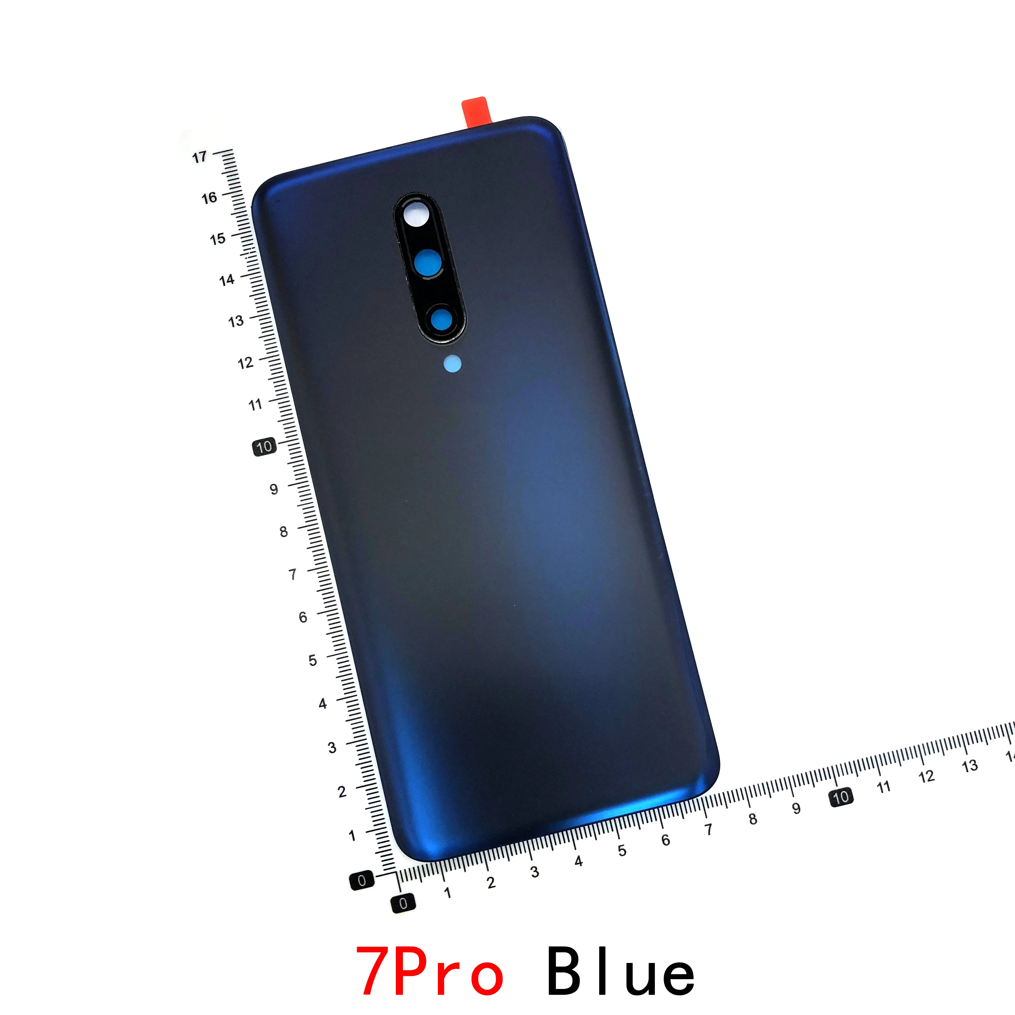 Perumahan penutup baterai belakang pintu, casing kaca belakang, penggantian lensa kamera, untuk OnePlus One Plus 7, 7Pro, 1 + 7T, 7T Pro