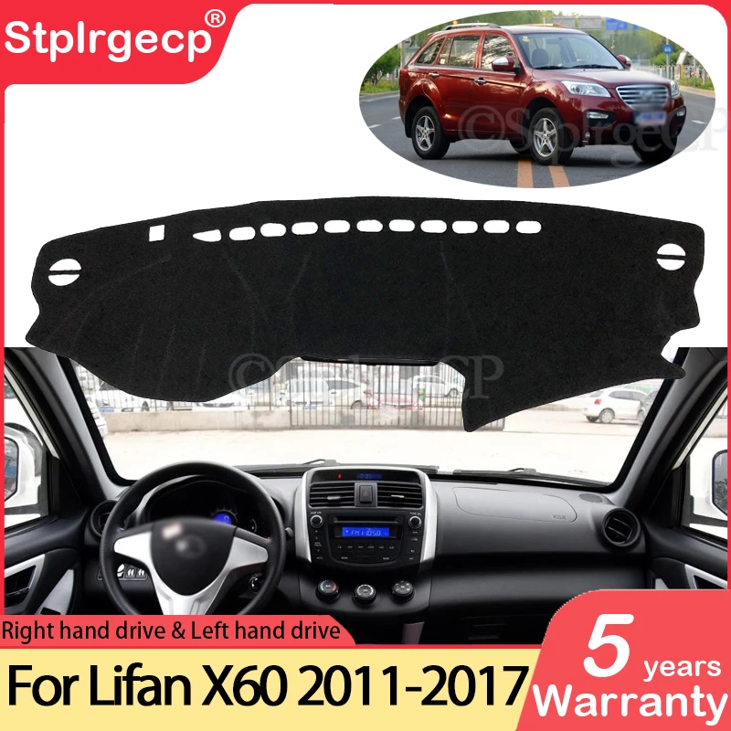 

for Lifan X60 2011 2012 2013 2014 2015 2016 2017 Anti-Slip Mat Dashboard Cover Pad Sunshade Dashmat Protect Carpet Accessories