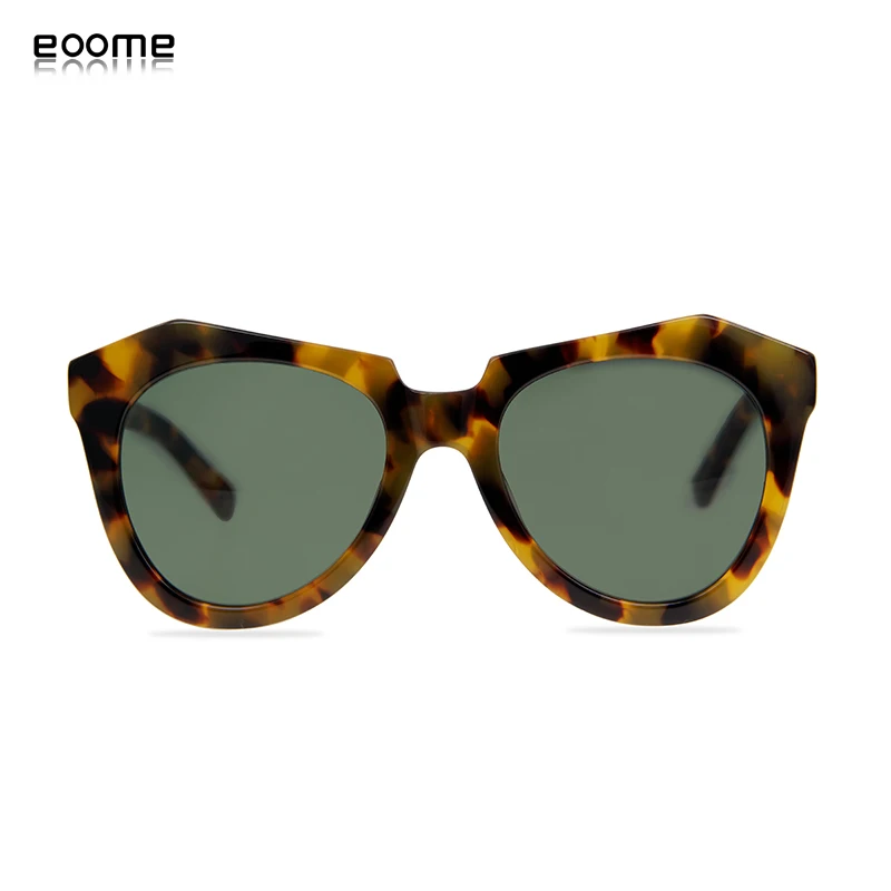 eoome KW-lady sunglass classical number one quality cat eye original design import bright tortoise color with case