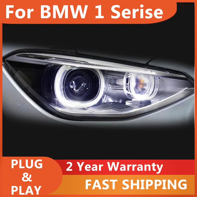 

ALL LED Head Lamps For BMW F20 Headlights 20212-2015 BMW 1 Series F20 Head Lamp Headlight Bi Xenon Lens HID High Assembly