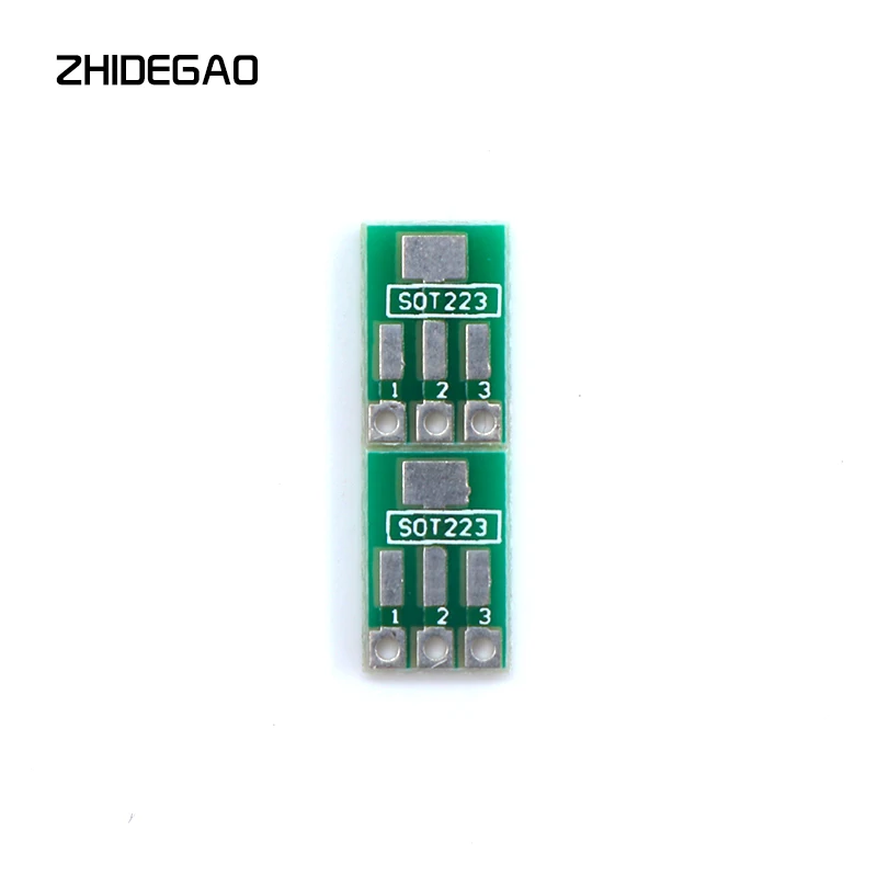 20 pz SOT89 SOT223 a DIP PCB Transfer Board DIP Pin Board Pitch Adapter keysets