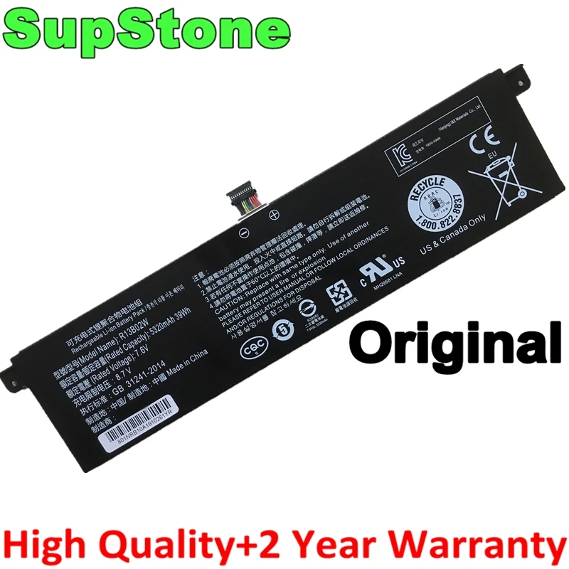 

SupStone Genuine Original R13B01W R13B02W laptop battery for Xiaomi Mi Air 13.3" Series Tablet PC 161301-01 New battery