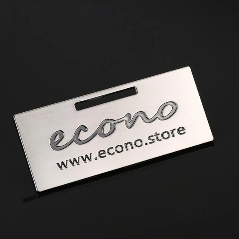 Handbag Accessories Manufacturer Design Metal Label Name Tag, Gold Metal Custom Made Logo Plate For Bag Hardware