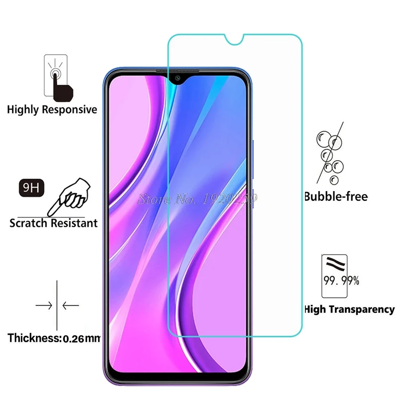 For Xiaomi Redmi 9 Prime Tempered Glass Telefon Screen Protector Front Film For Redmi 9 Global Prime Cover Glass 9H Guard Film