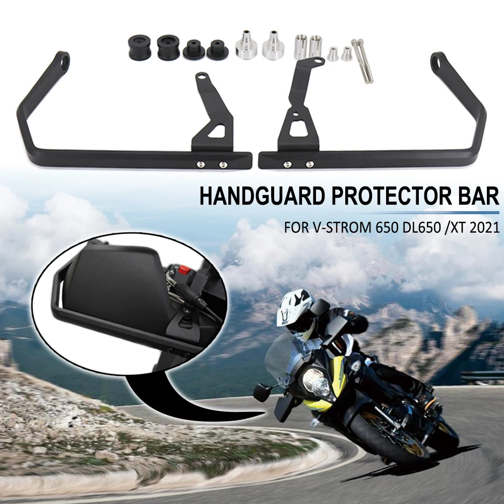 

Motorcycle Hand Guards Crash Bar Protectors Brake Clutch Lever Handguard Protector Bar For Suzuki V-Strom DL650 DL 650 XT 2021-