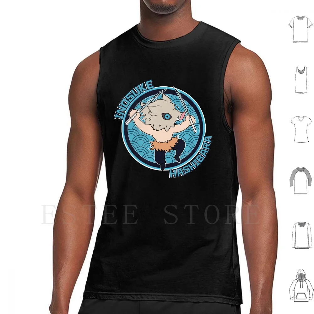

Demon ( Kimetsu No Yaiba ) : Inosuke Tank Tops Vest Sleeveless Demon Salyer Kimetsu No Yaiba Demon Anime Kimetsu No