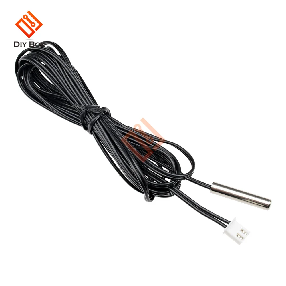 W1209 1M 2M Waterproof NTC 10K 1% 3950 Thermistor Accuracy Temperature Sensor Wire Cable Probe For Arduino