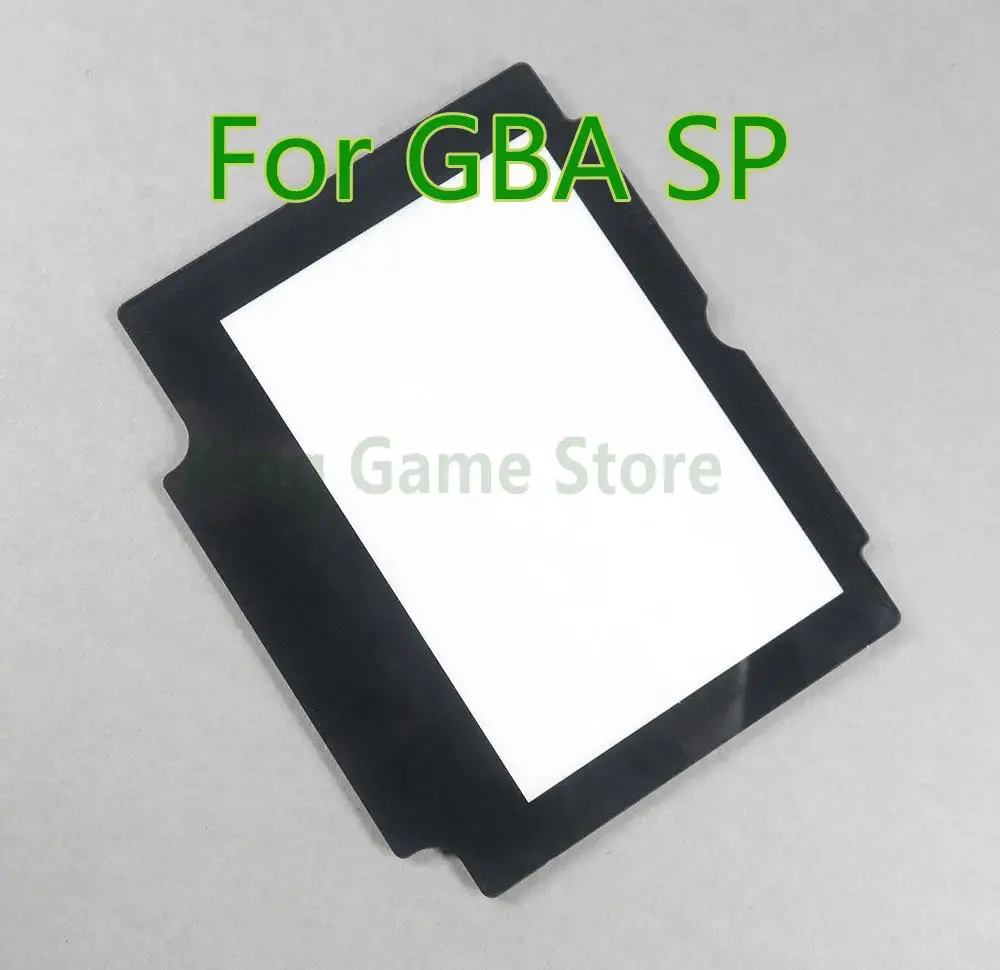 게임보이 어드밴스 SP 게임 콘솔 스크린 패널 교체용 플라스틱 스크린 렌즈 보호대, GBA SP 레드 블랙, 로트당 1 개
