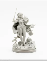 30mm Resin Figure model kits King-dom death Court Investigator  Unassembled and unpainted 043