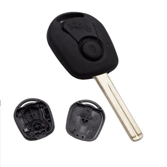 

New 2 Buttons Remote Key Case Shell for Ssangyong Actron Kyron RextonUncut Blade Key Cover Replacement