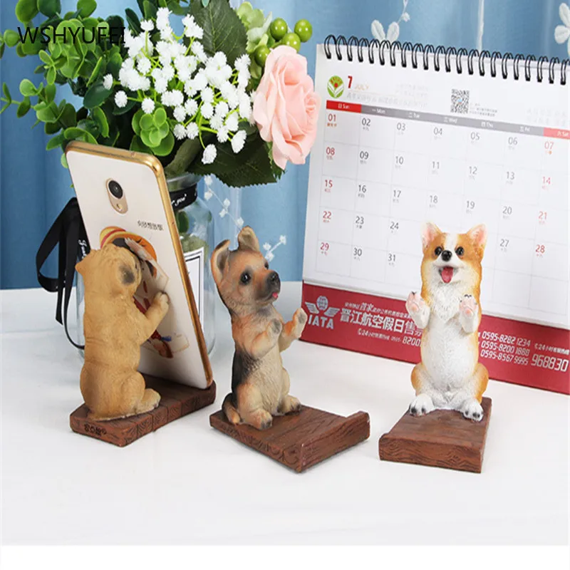 

Desktop cute dog lazy mobile phone holder creative personality mobile phone holder cartoon cute animal charging station