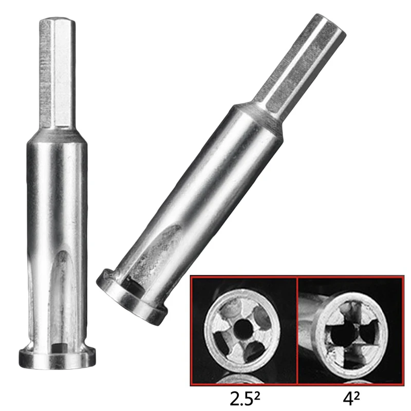 Herramienta de alambre de torsión eléctrica 2 ~ 4 orificios electricista Universal automático de pelado de alambre trenzado doble conector de la máquina