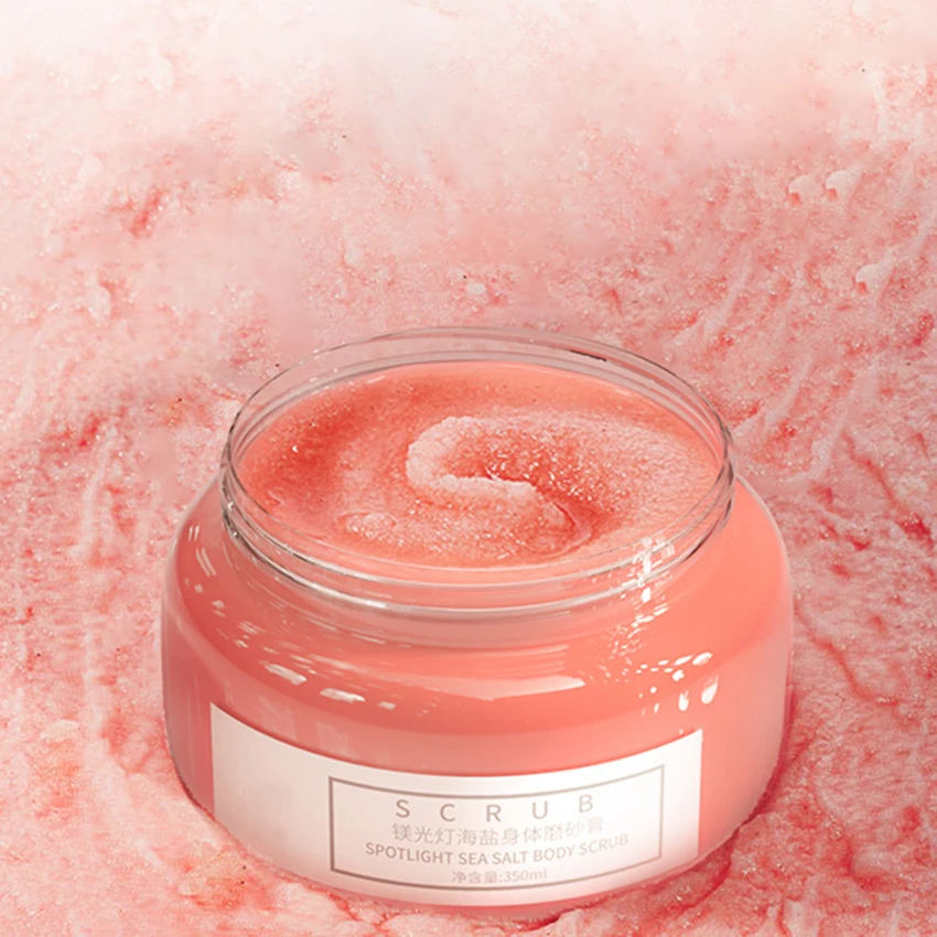 ملح سنفرة للجسم ، ملح استحمام ، تنظيف الجسم من نيكوتيناميد ، فرك ملح تقشير طبيعي للتنظيف العميق ، الجلد الميت