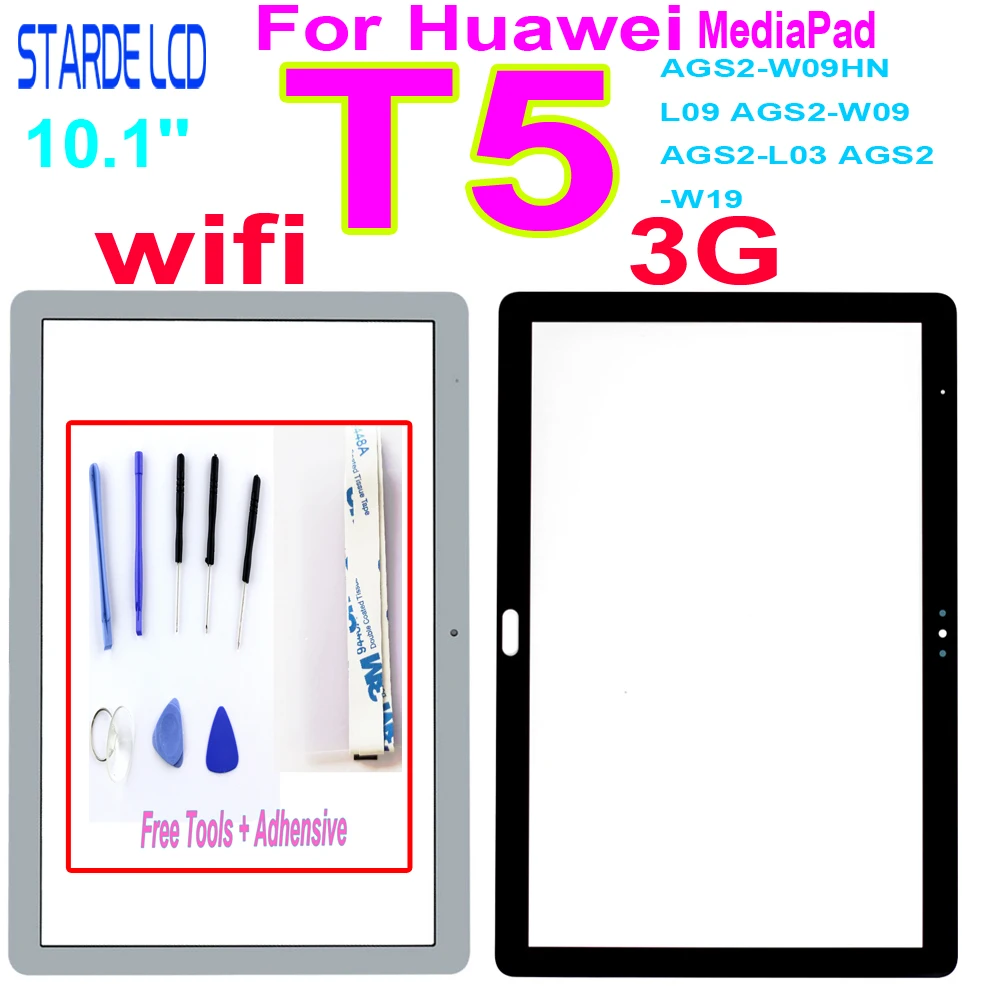 

New For Huawei MediaPad T5 Touch Screen Front Glass Outer Glass Lens Panel Replacement AGS2-W09HN L09 AGS2-W09 AGS2-L03 AGS2-W19