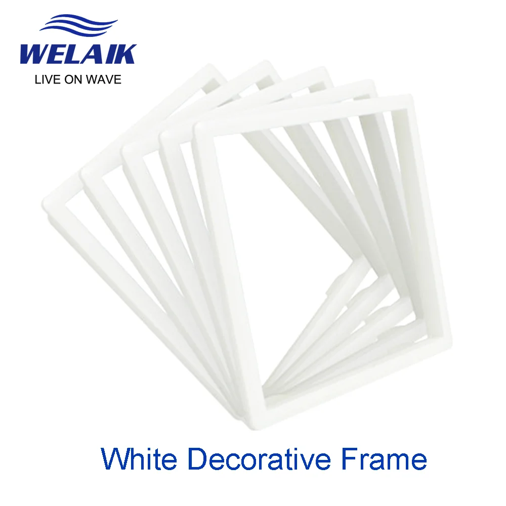 WELAIK EU silver-decorative frame-surface Chrome-plating-ZSK101Y