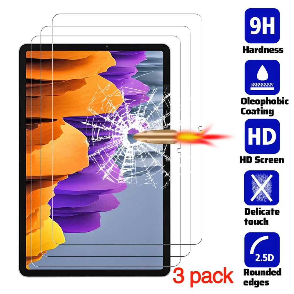 for Samsung Galaxy Tab S7 Screen Protector, Tablet Protective Film Tempered Glass for Galaxy Tab S7 SM-T875 T870 (11 inch)