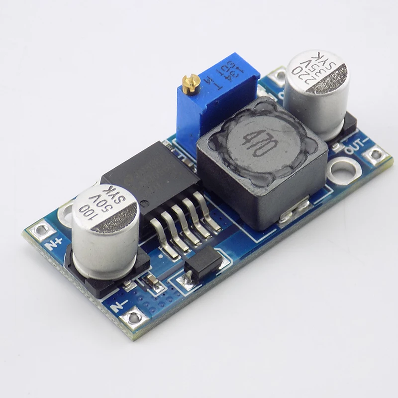 LM2596 LM2596S ADJ Power supply module with voltmeter DC-DC Step-down module adjustable Voltage regulator 5A 3A