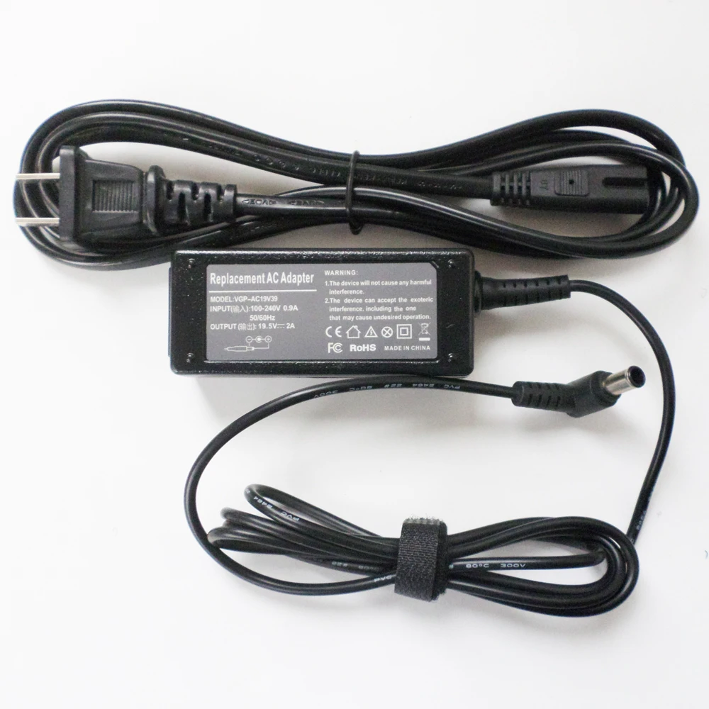 

New 19.5V 2A AC Adapter Battery Charger Power Supply Cord For Sony Vaio VPC-W115 VPC-W125 VPC-W216 VPC-W218 091204-11 NSW24262