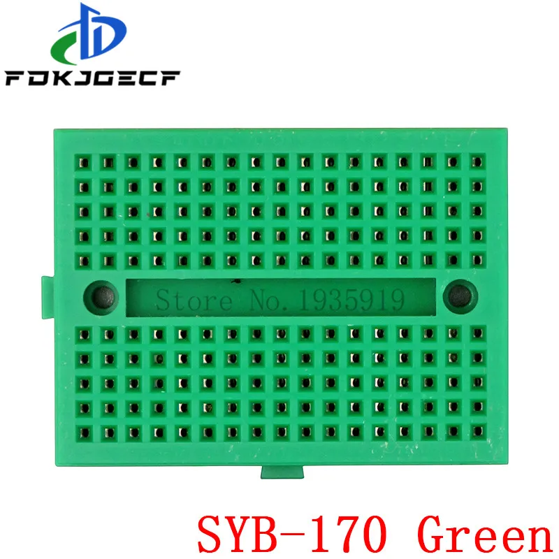 SYB-170 Mini Solderless Prototype Experiment Test Breadboard 170 Tie-points 35*47*8.5mm for arduino diy kit