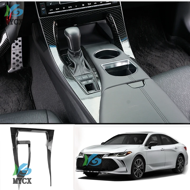 

Gear Shift Gearshift Box Protection Cover Trim For Toyota Avalon 2019 2020 Carbon Fiber Look