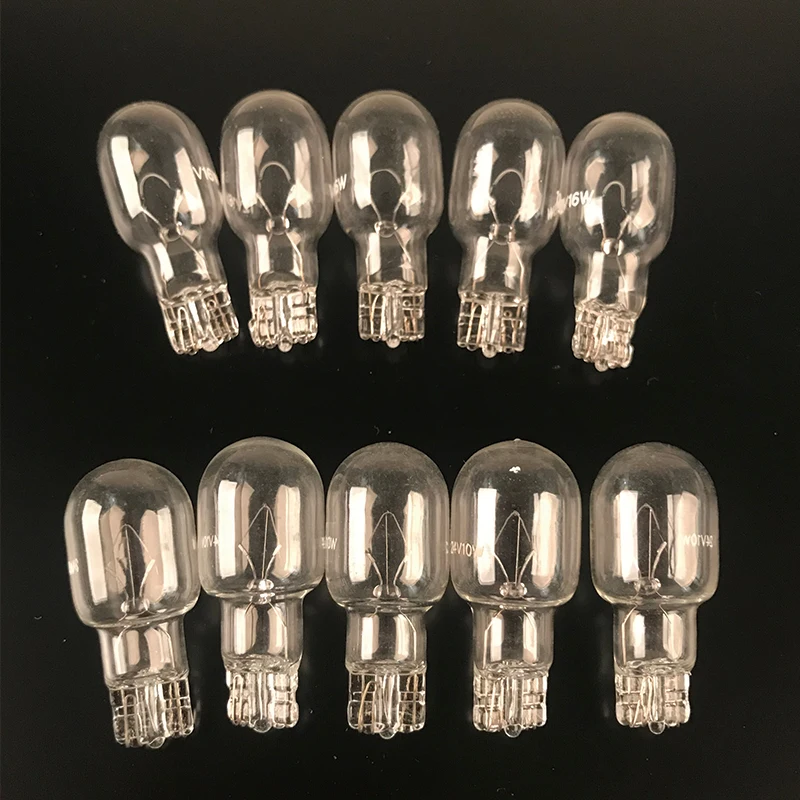 10 قطعة لمبة سيارة 12V 24V T5 T6.5 T8.5 T10 T13 T15 T20 السيارات العلوي عالية منخفضة الشعاع الذيل النهار رونينغ الأبيض لمبات #3