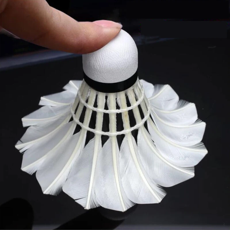 Navette de Badminton en liège, 12 pièces/paquet, en plastique, accessoires