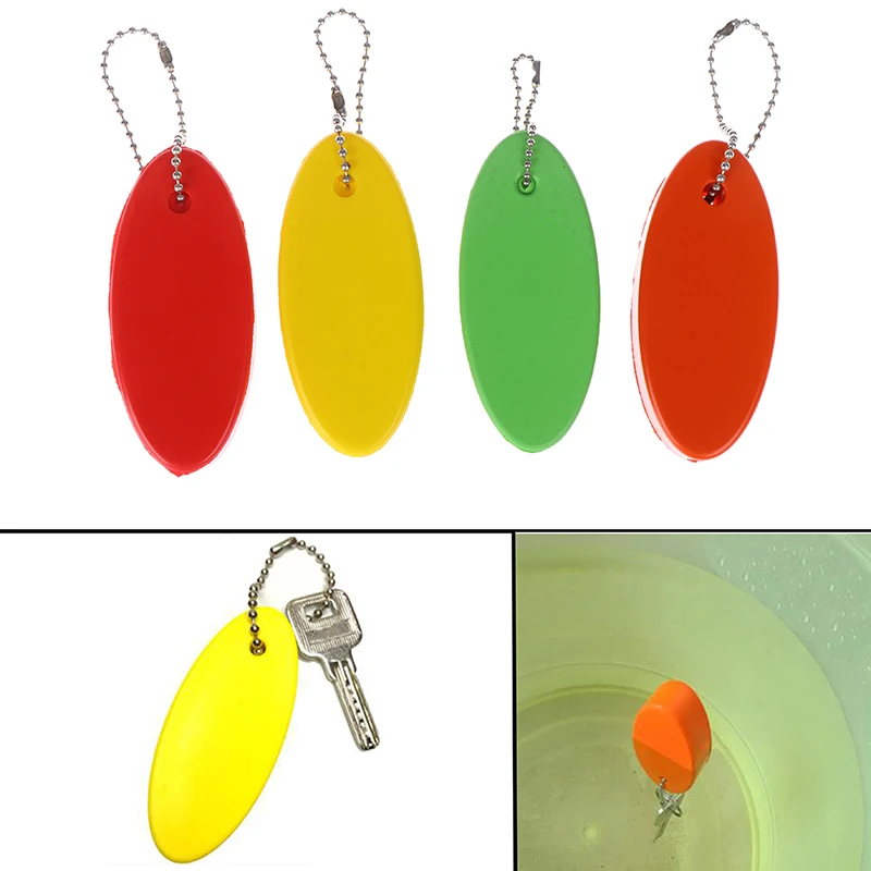 

1PC Soft Floating Foam Buoyant Keychain For Oval Keyring Key Kayak Canoe Rafting Surf Accessory