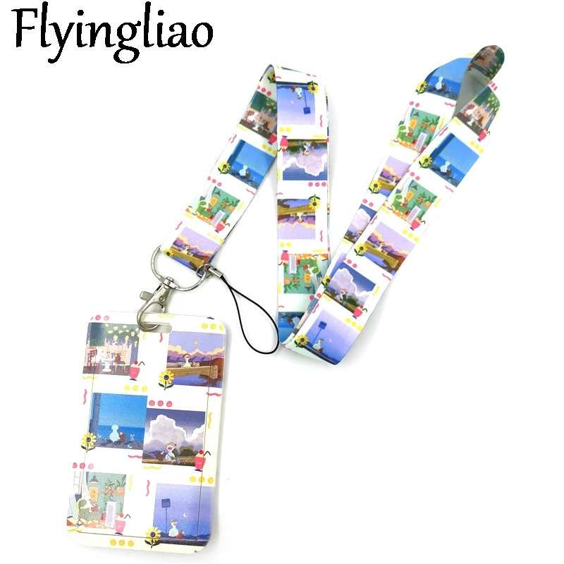 Funny Goose Lanyard Neck Strap Art Anime Fashion Lanyards Bus ID Name Work Card Holder Accessories Decorations Kids Gifts