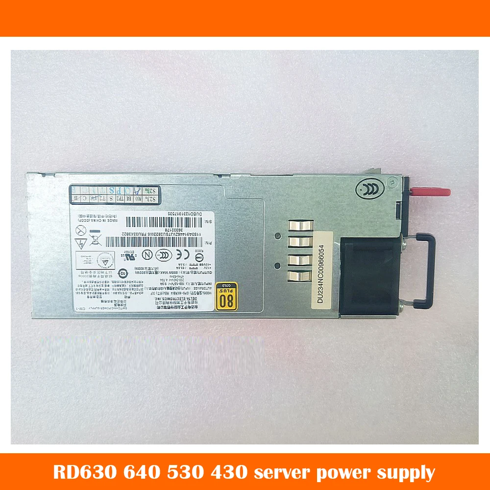 

Original For Lenovo 36002178 RD630 RD640 530 430 DPS-800RB A/C 800W Server Power Supply