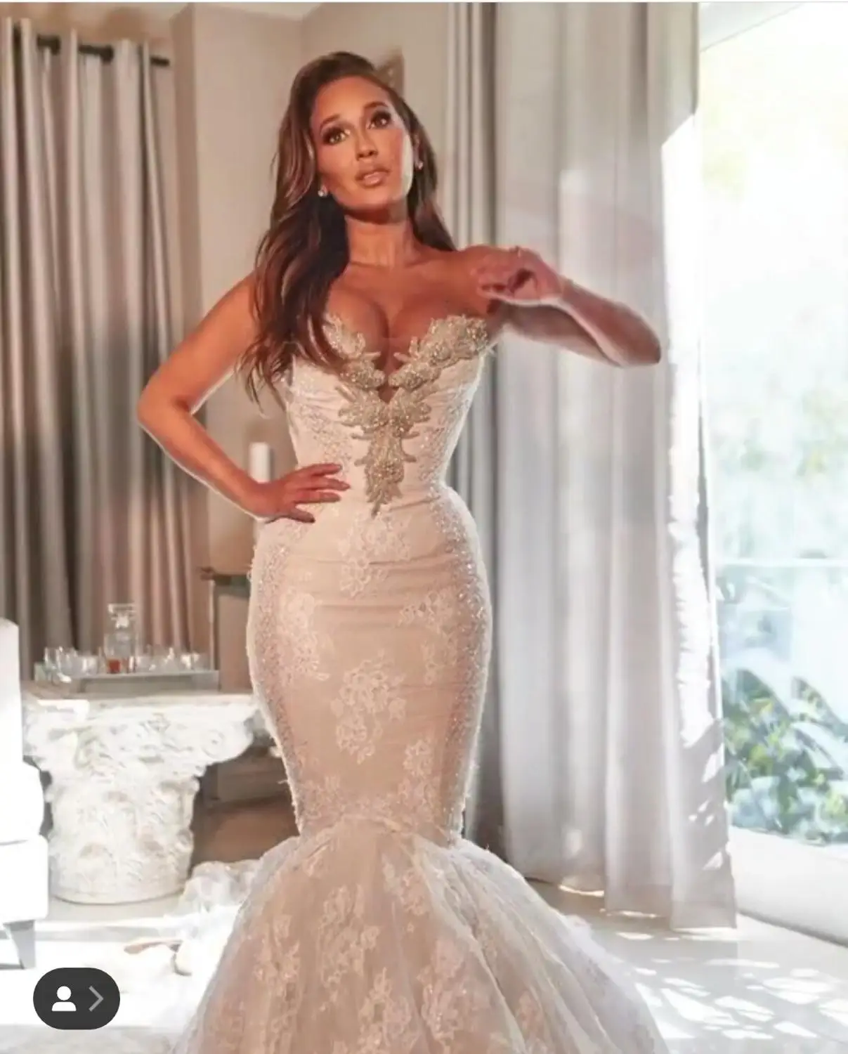 2020 abiti da sposa di moda Appliques di pizzo senza spalline abiti da sposa Sexy Backless Sweep Train abito da sposa a sirena