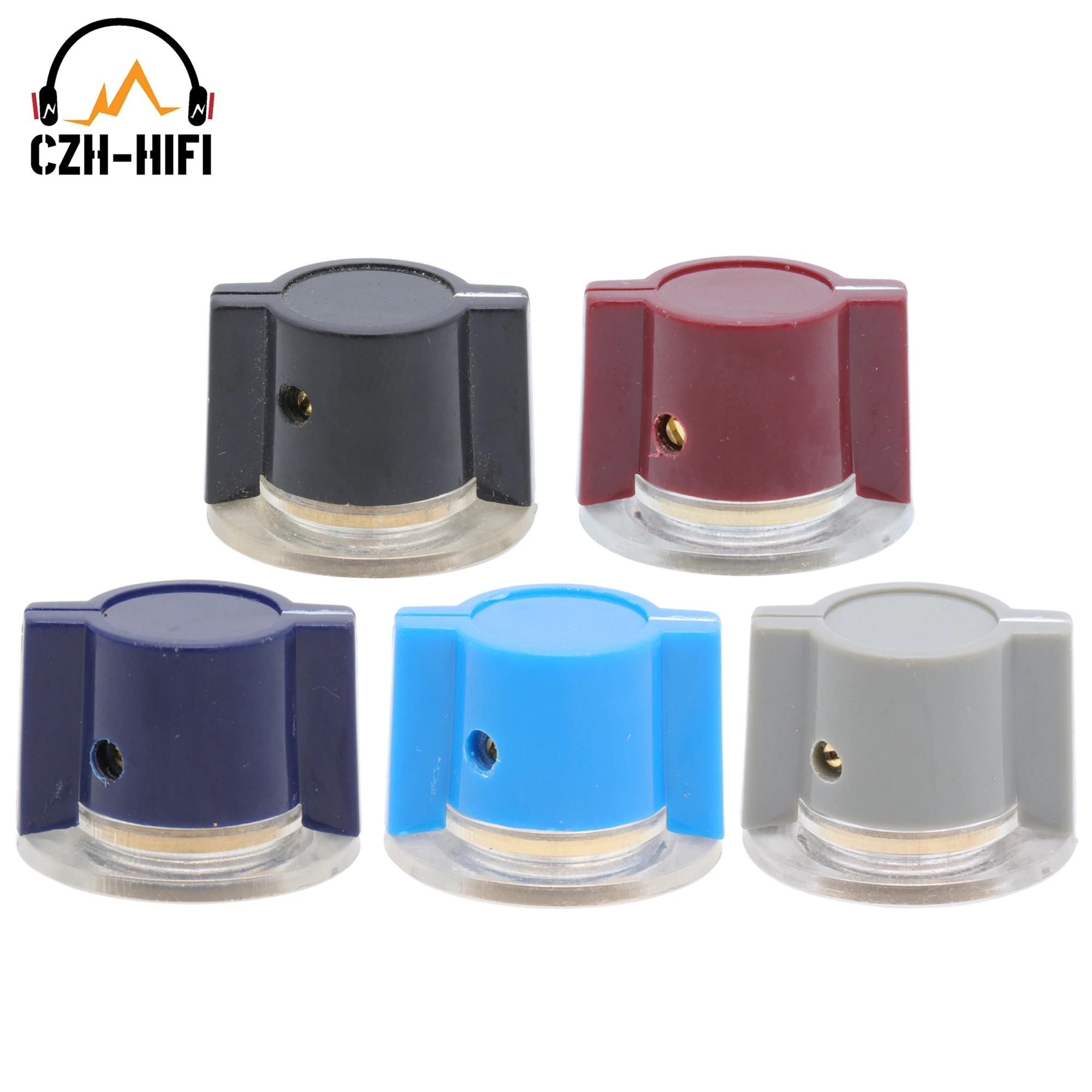 1PC AUDIO KNOB 26*18mm Bakelite PLASTIC Vintage Marconi Neve Set Pointer Knob For Guitar AMP Cabinet Effect Pedal Stomp Box