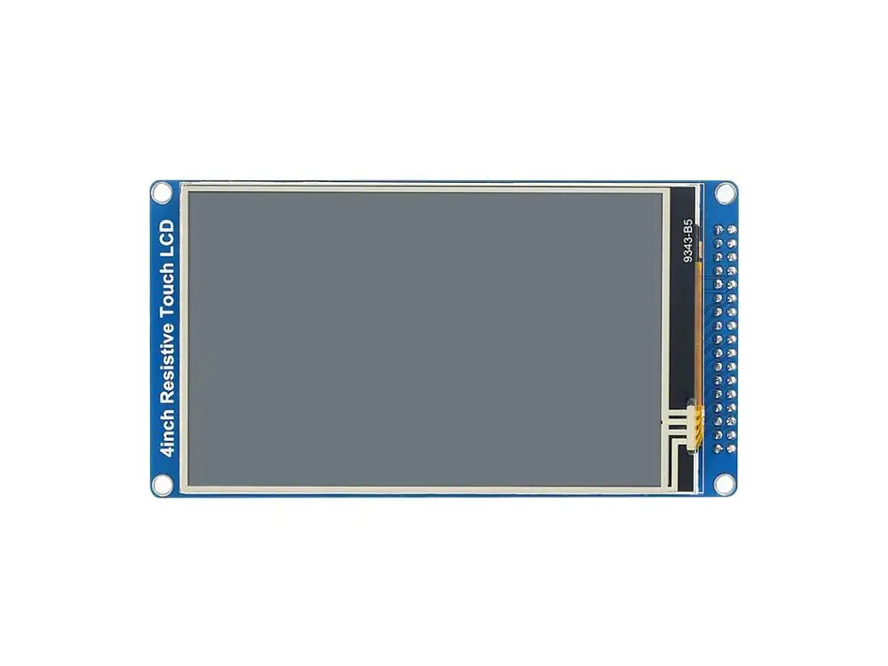 Imagem -03 - Waveshare Polegada 480*800 Pixels Ips Lcd Toque Resistive 8080 Interface Paralela 65 k Tela Colorida