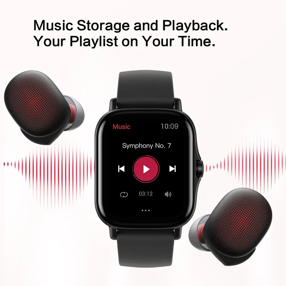 Amazfit-reloj inteligente GTS 2 para Android e IOS, pulsera con control del ritmo cardíaco, 24H, calidad del sueño, batería de 7 días, 43mm, nuevo