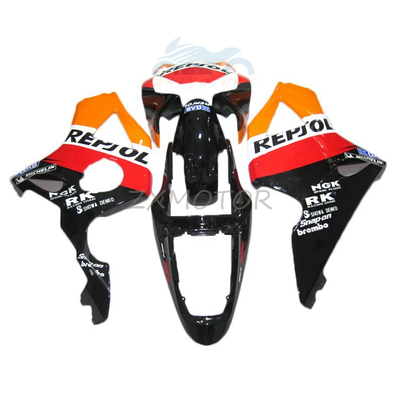 Motorcycle Accessories Fairings Kit Set For 2002 2003 HONDA CBR900RR 954 Orange Black Red fairing CBR954 02 03 k2 k3 Repsol NJ25