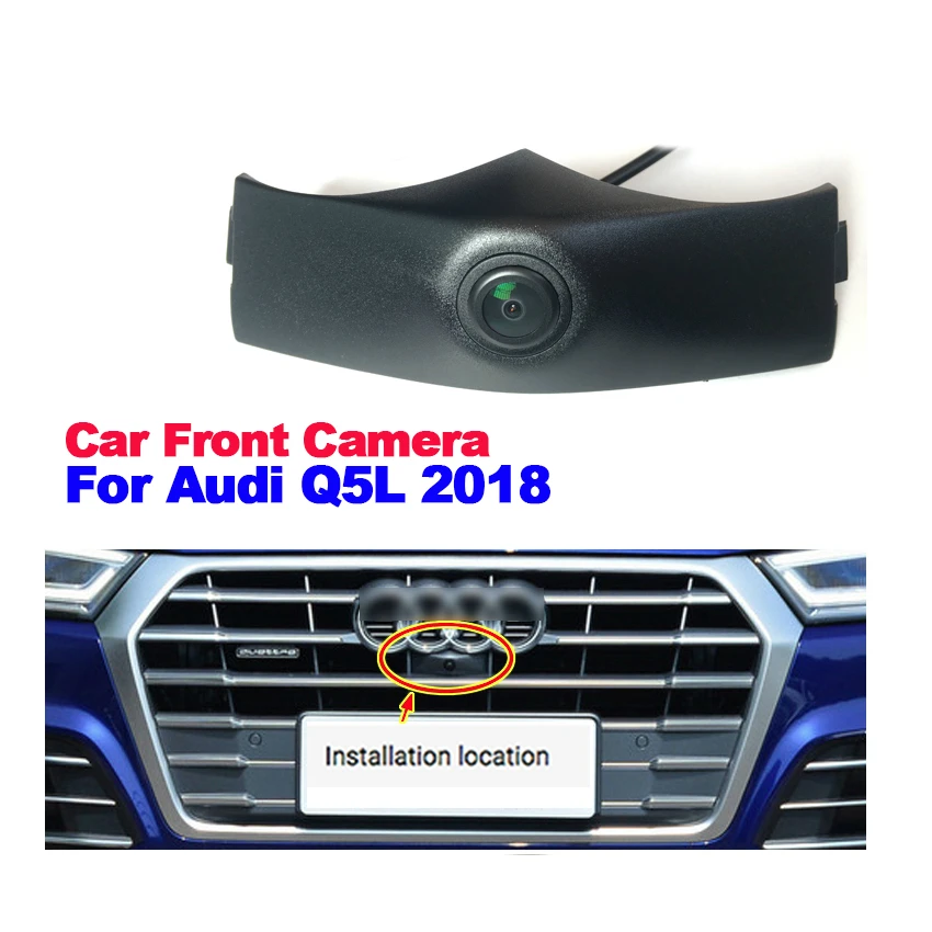 

Car Special Front LOGO HD Camera For Audi Q5L 2018 Car front camera Waterproof Night Vision CCD + high quality Sony lens