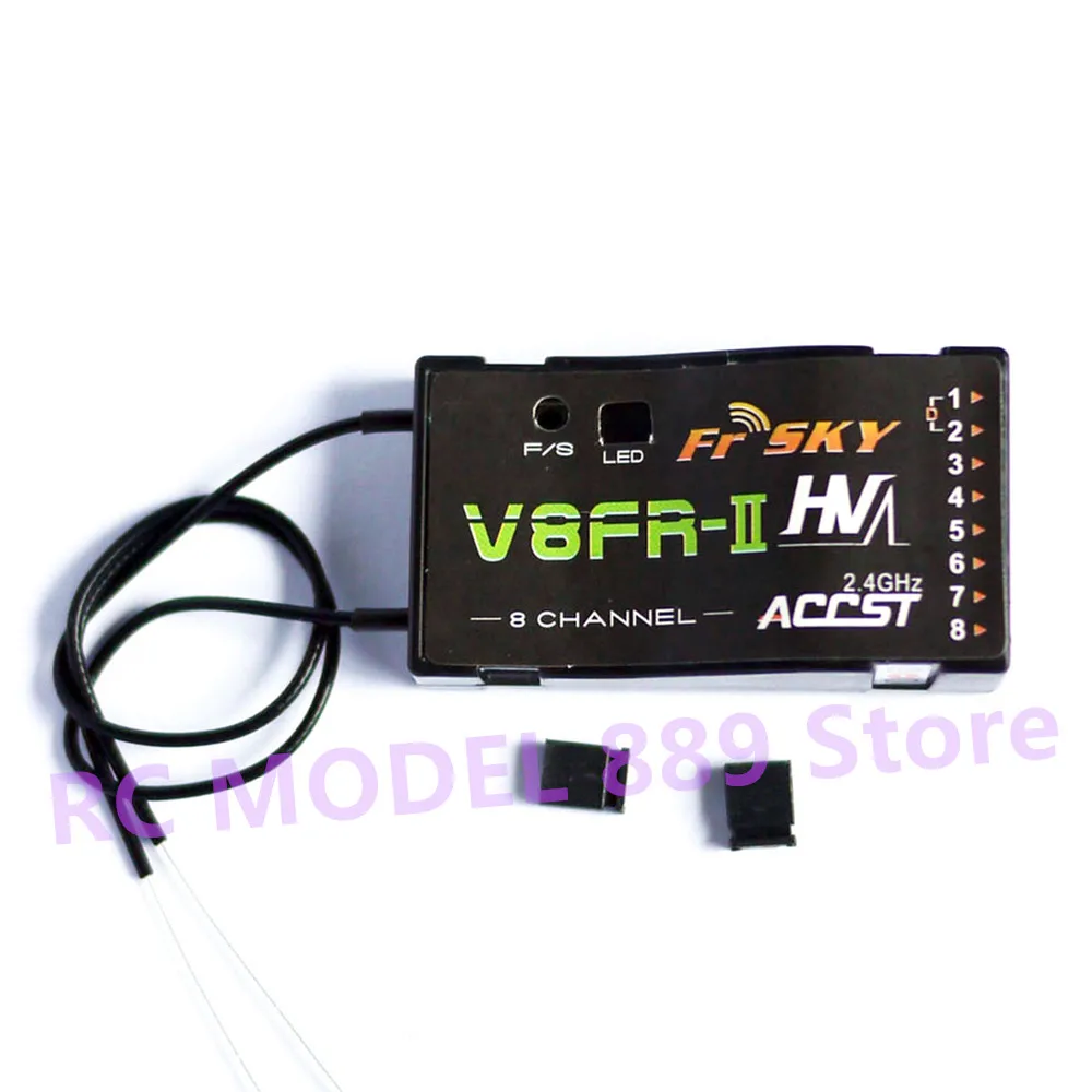 3km Range FrSky V8FR-II 2.4G 8CH Receiver HV Version Fr Sky ACCST RX for RC Multi Rotor FPV Drones