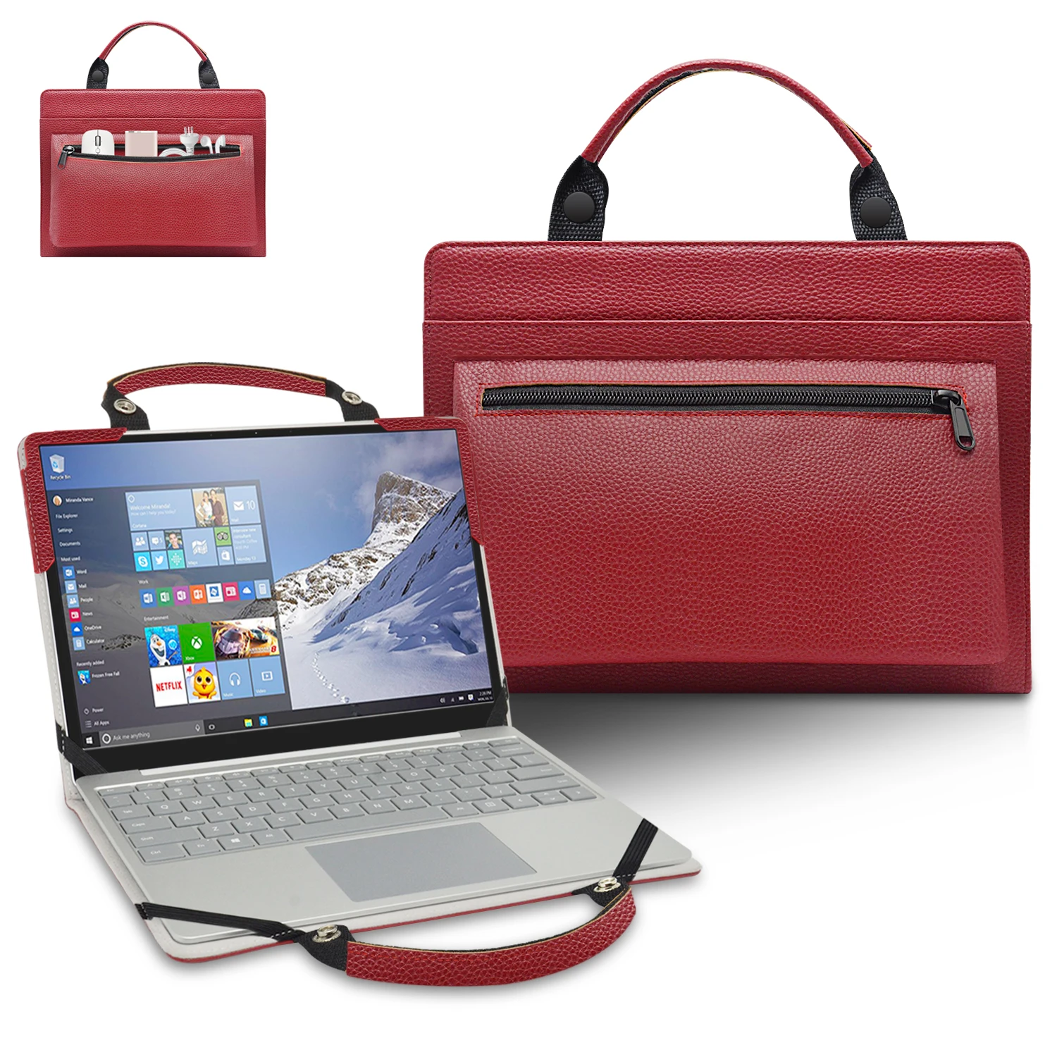 

2 in 1 Protective Case + Portable Bag for 14" Dell Latitude 7410 Chromebook &ASUS ZenBook 14 UX431FA/VivoBook X420UA