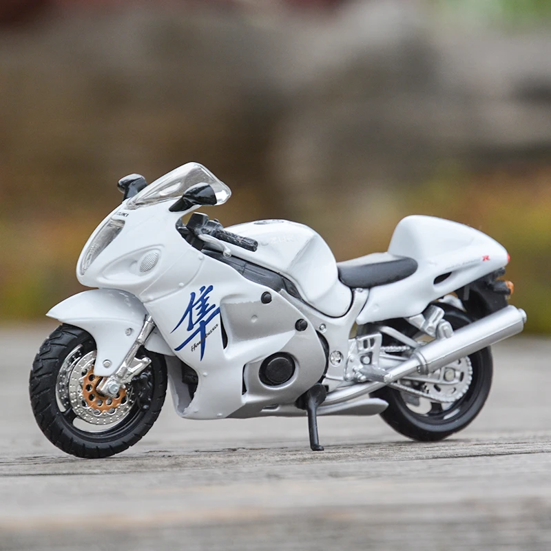 Maisto 1:18 Suzuki GSX1300R статические литые автомобили, коллекционные хобби модель мотоцикла, игрушки